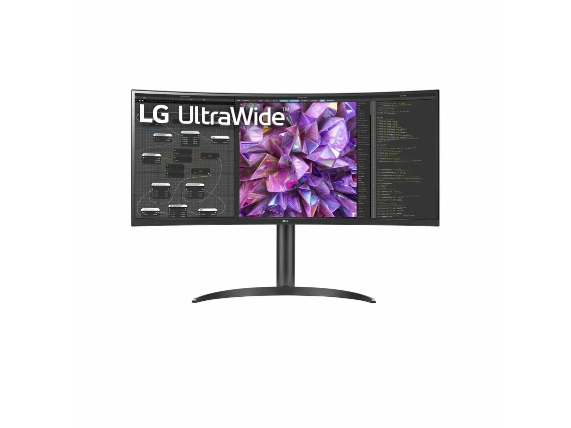 Monitor LG 34WQ75C-B (sRGB - Flicker free - 34" - Wide Quad HD - Enchufe EU - 5 ms)