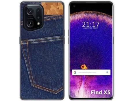 Carcasa para Oppo Find X5 5G TUMUNDOSMARTPHONE Dibujos Vaquero Multicolor