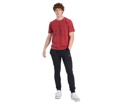 Calça UMBRO Corredores Slim Fit Preto M Homem