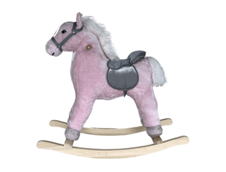 BergHOFF Caballo balancín con Sillín (gran) - Rosa BERGHOFFTOYS