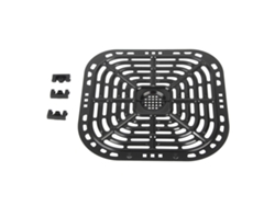 Placa De Parrilla De Repuesto Para Freidora De Aire, Acero Inoxidable 304, 23,5 X 24,5 Cm, Placa Crujiente