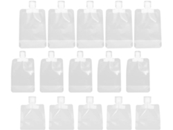 Nuobesty Bolsas De Viaje Recargables De 24 Piezas, Paquete Blando Con Tapa, Dispensadores De Cosméticos