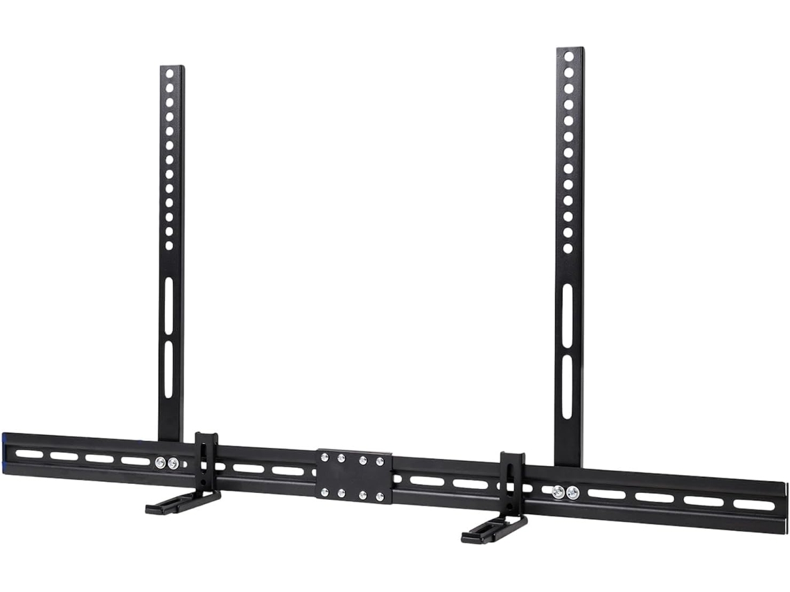 Soporte De Montaje De Acero Para Barras De Sonido Y Televisores Accesorios Incluidos Se Requiere Una Instalación Cuidadosa.