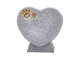 Lápida Conmemorativa De Resina En Forma De Corazón Para Mascotas, Ideal Para Decorar El Jardín.
