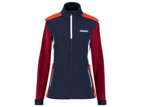 Casacos SWIX Casaco Cross Vermelho,Azul XS Mulher
