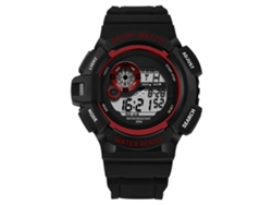 Relógio Masculino Zhoulianfa Pulseira Couro Pu Mostrador Redondo Grande Quartz Azul