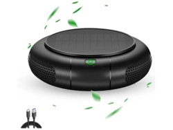 Purificador De Aire Solar Batería 1200mah Portátil Yizhood Negro