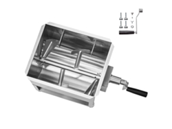 Amasadora Manual de Carnes, Tanque Succebuy 30L, Capacidad Máxima de Mezcla 13,6 kg, para Embutidos.