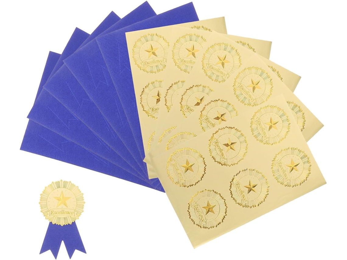 180 Juegos De Medallas De Recompensa, Pegatinas Y Medallas Con Diploma Creativo