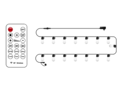 Lámpara Led Impermeable De 15m Con 15 Bombillas, Jardín,