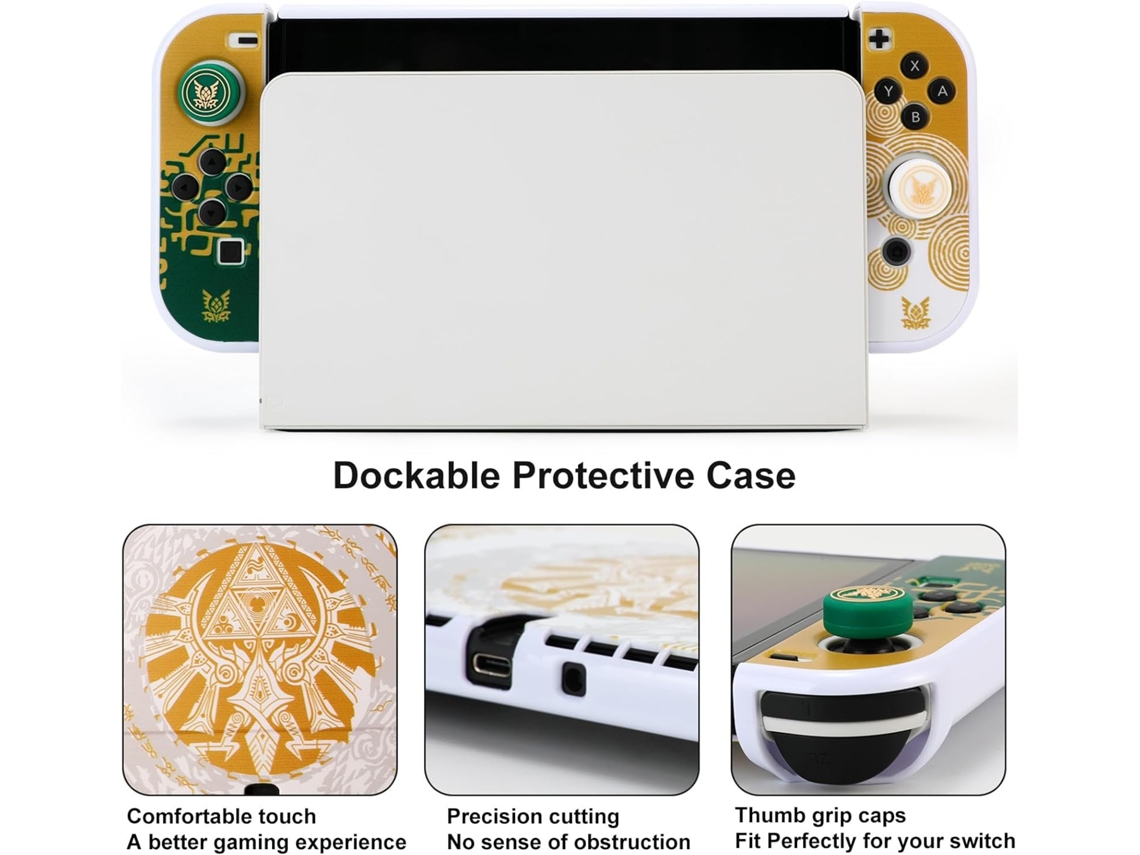 Estuche OLED para Nintendo Switch, antiarañazos, resistente a