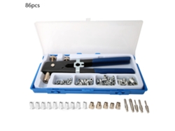 Kit De Ferramentas Manuais De Pinos E Parafusos Com Martelo Manual, Inserções M3/m4/m5/m6/m8, 86 Peças