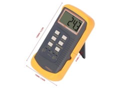 Termómetro digital de contacto de doble canal GOKOCO, tipo K, de 58 a 2498 °F, para medición de temperatura.