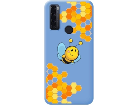 Carcasa para TCL 20 SE TUMUNDOSMARTPHONE Silicona Líquida Dibujos Azul
