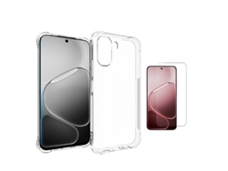 Kit Capa Superprotect Anti-shock Película De Vidro Clearglass Phonecare Para Oppo A6x - Transparente