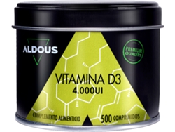 Vitamina D3 ALDOUS LABS 500 comprimidos Vitamina D3 4000 UI