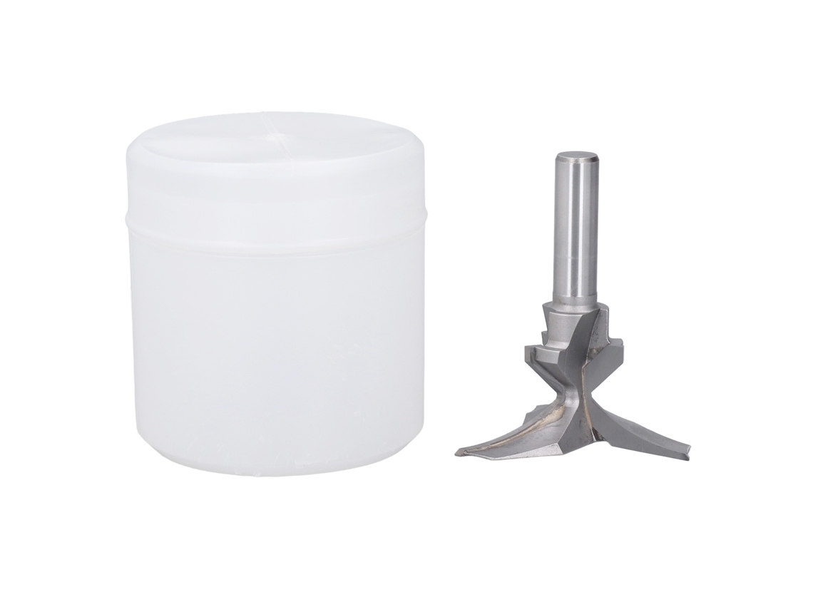 Broca Para Fresadora De Arco Integrado R50 De 1/2 Pulgada Con 3 Ranuras Para Paneles De 20 A 36 Mm.