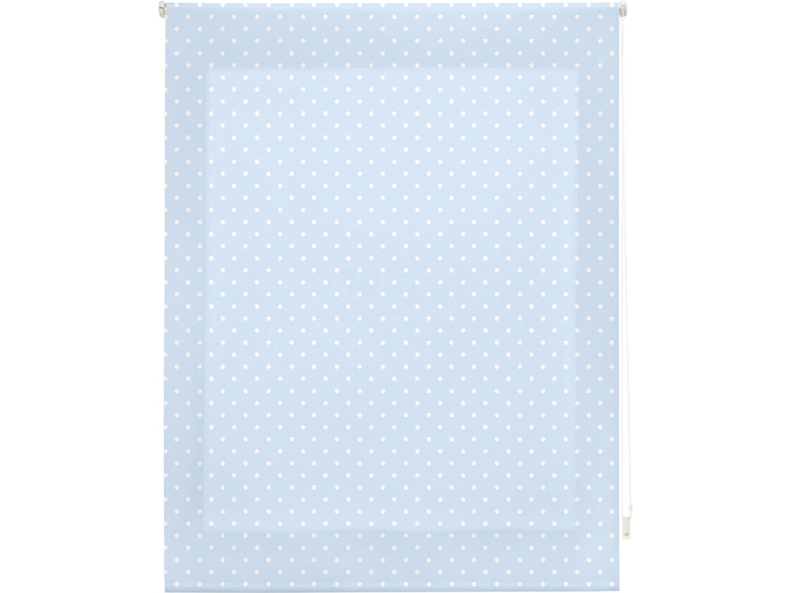 Estor Enrollable HAPPYSTOR Motas Estampado Digital Fantasia Celeste 170x180 cm