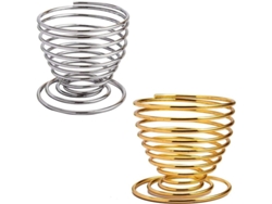2026-porta Esponjas Maquillaje Rack Secado Polvo Huevo 2pcs Oro Plata Accesorio Cosmetico