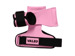 Muñequera ajustable para levantamiento de pesas, fitness, powerlifting y dominadas. Mdug (rosa, 1 par)