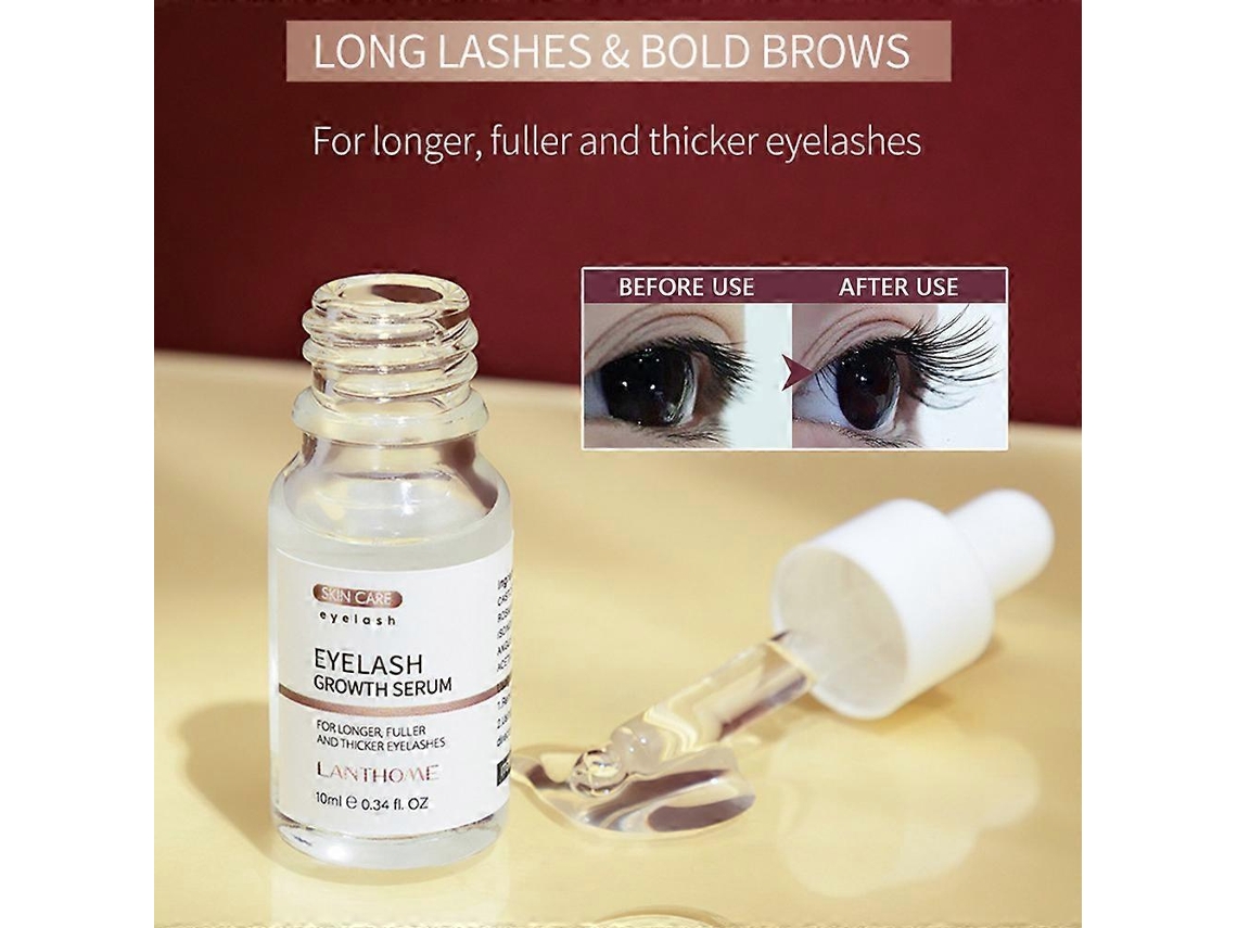 Aceite de tratamiento natural para el crecimiento de pestañas y cejas, aceite esencial líquido para un crecimiento rápido. Hengjian