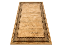 Alfombra de Lana Omega Lava Color Miel (135 x 200 cm)