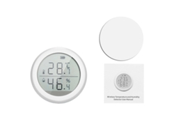 Termómetro e higrómetro Wi-Fi con sensor inteligente de temperatura y humedad, con alertas de notificación mediante aplicación para tu hogar.