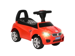 Cochecito Infantil Juguetes Claxon Luces Música 63x28 Rojo