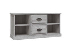 Mueble de TV MAISON EXCLUSIVE en derivados de madera gris Sonoma (99,5x35,5x48 cm)