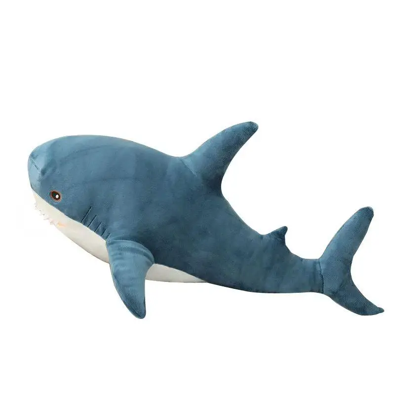Peluche Extragrande De Tiburón Adorable (100 Cm), Almohada Infantil.