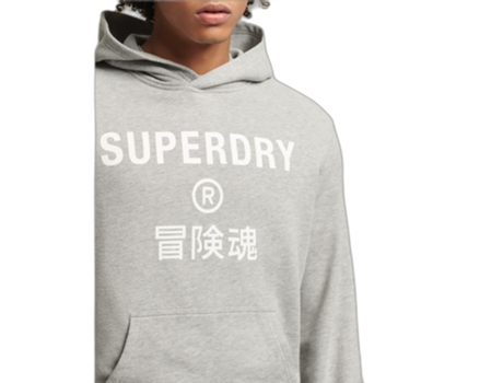 Sweatshirt para Hombre SUPERDRY (S - Algodón - Gris)