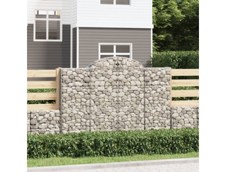 MAISON EXCLUSIVE - Cestas gaviones 18 uds forma de arco MAISON EXCLUSIVE - erro 200x50x140/160 cm