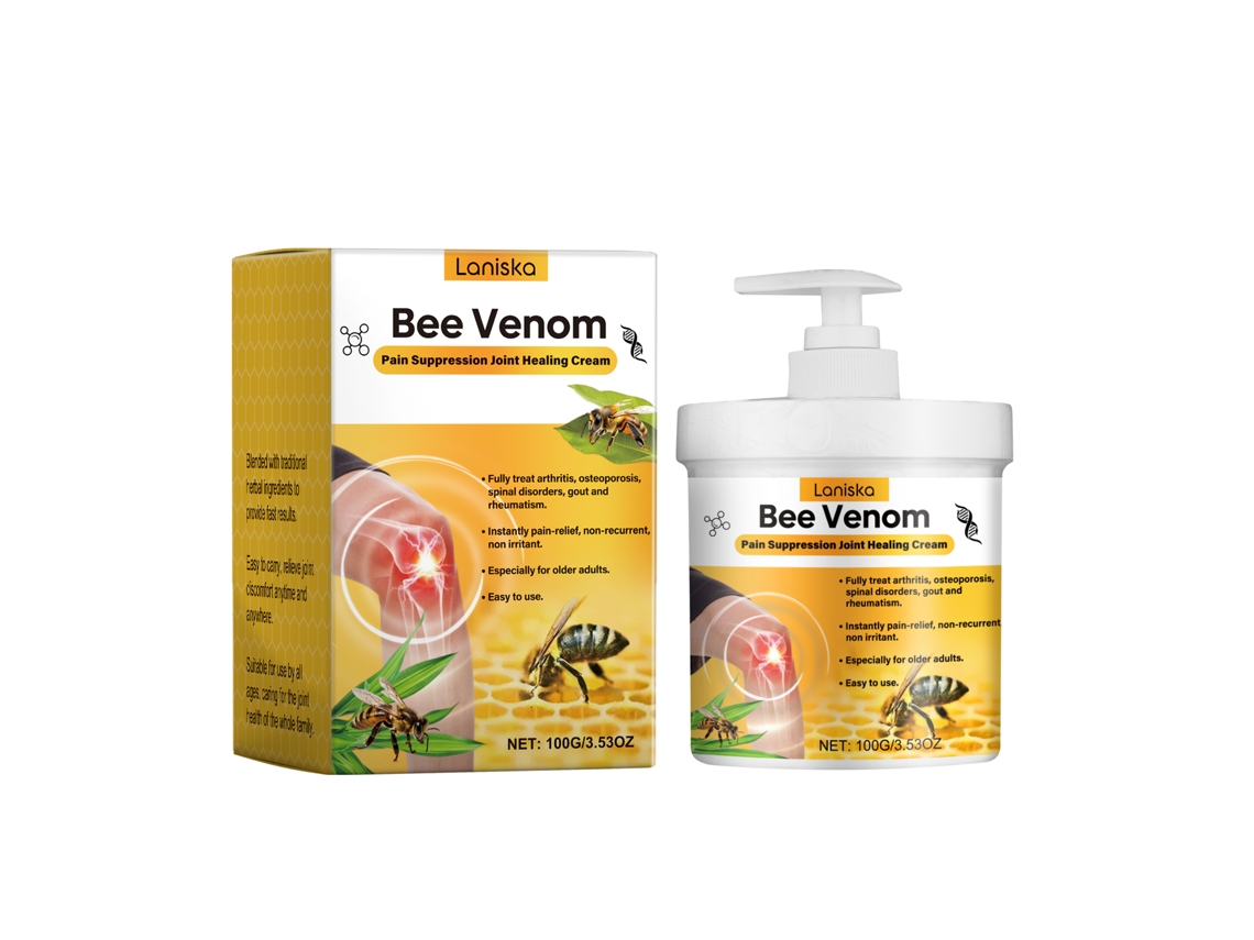 Crema de veneno de abeja para el alivio de las articulaciones