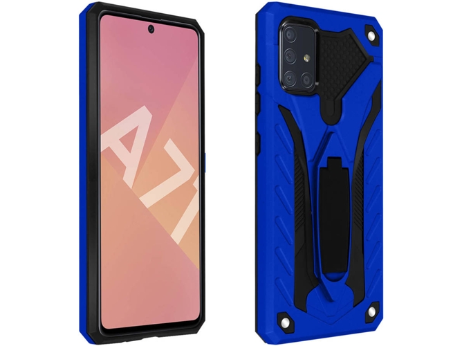 Carcasa Samsung Galaxy A71 AVIZAR Híbrido Azul