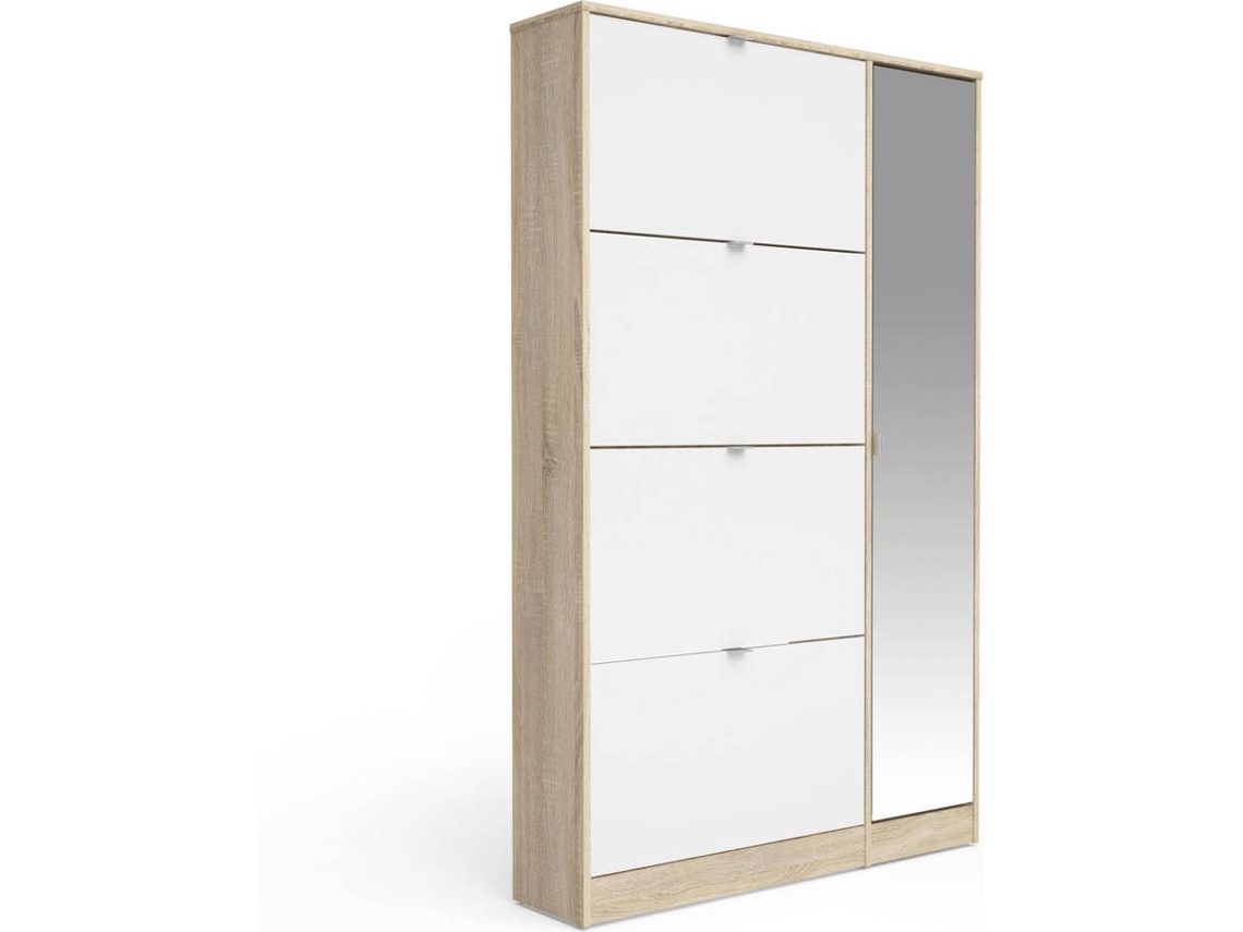 Zapatero DMORA Blanco (Madera - 24x101x163 cm)