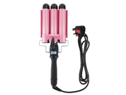Rizador de pelo digital de cerámica de 3 barriles, 220 V, 32 mm, modelo 2026.