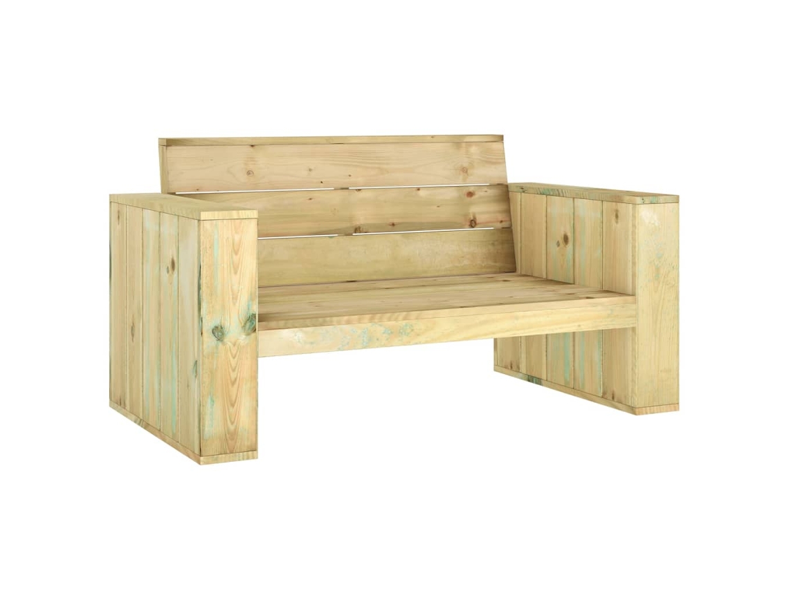 Maison Exclusive - Banco De Jardín De Madera De Pino Impregnada 139 Cm