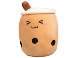 20du26 Cojín de peluche con forma de té de burbujas y té con leche, 24 cm/35 cm, juguete suave, regalo para niños