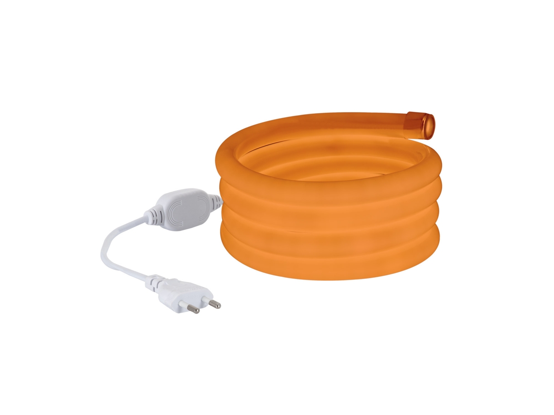 Tira Neón LED Regulable 220V AC 120 LED/m Circular 360 Naranja IP67 a Medida Corte cada 100 cm