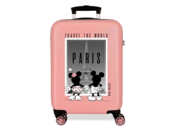 Disney Minnie Maleta De Cabina Abs Rígida Mickey Y Minnie Travel The World Rosa