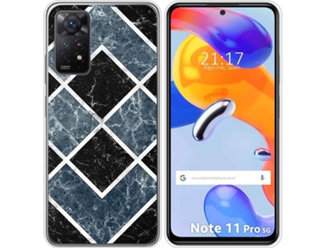 Carcasa Xiaomi Redmi Note 11 Pro TUMUNDOSMARTPHONE Dibujos Mármol 06 Multicolor