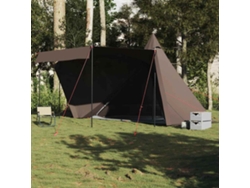 Tienda de campaña tipi familiar para 6 personas, impermeable, marrón, Wsd896098 Lovely Home