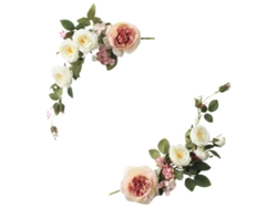 Marco de fotos con flores para decorar la pared en cumpleaños