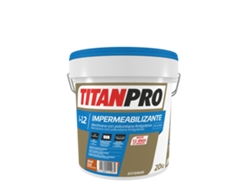 Titanpro I-12 Teja Membrana Poliuretano Roja 20Kg TITAN