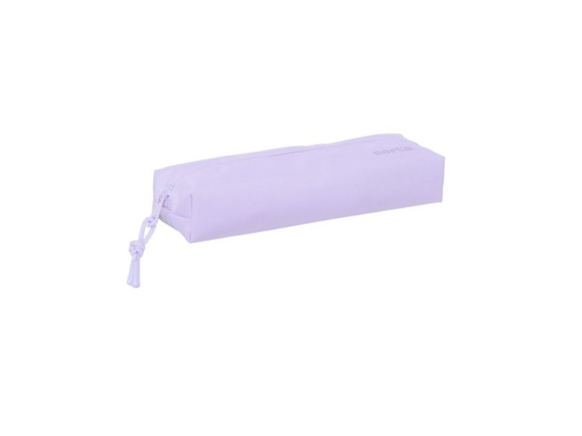 Bolsa rectangular con elástico 22 cm Safta Lila Claro 22x4x7 cm