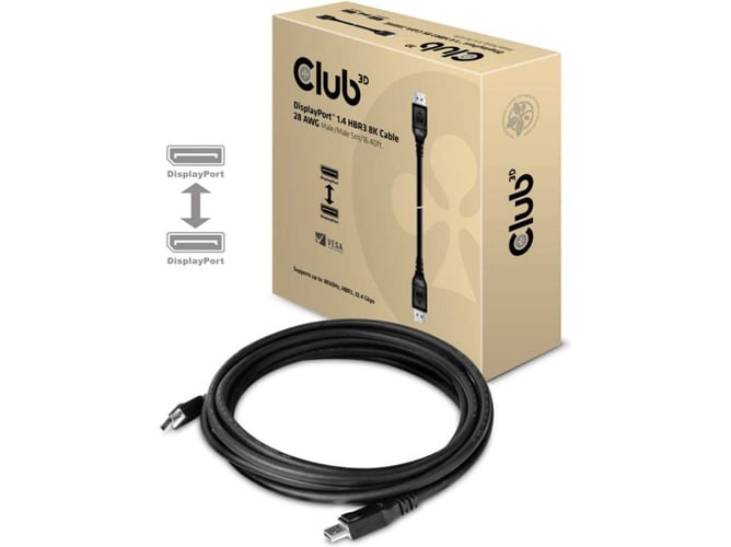 Cable de Datos CLUB3D (DisplayPort)