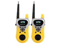 2 Radios Walkie-talkie De Largo Alcance Para Niños, Juguete, Regalo, Color Amarillo