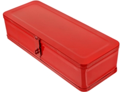Caja de herramientas metálica resistente Slowmoose, portátil, para mecánicos y uso doméstico.