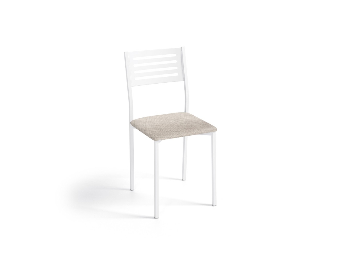 Cadeira de Cozinha Kati Branca 38x86x47cm Pedra Michigan FANMUEBLES