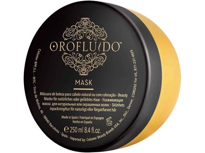 Máscara para Cabello OROFLUIDO Cabello Natural o Teñido (250ml)